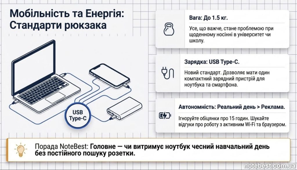 Ноутбук для студента - легкий, автономний, потужний