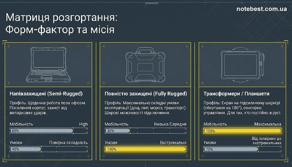 Види захищених ноутбуків